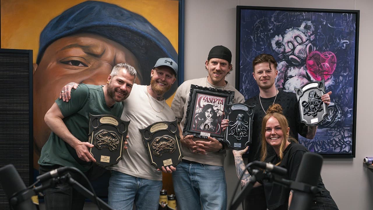 Ik schoof aan bij de tattoo-podcast